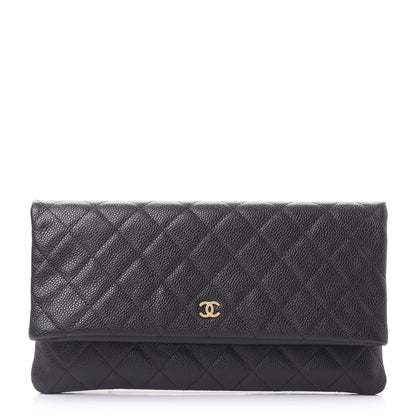 Chanel Caviar Quilted CC Beauty Clutch Black 1 of 9