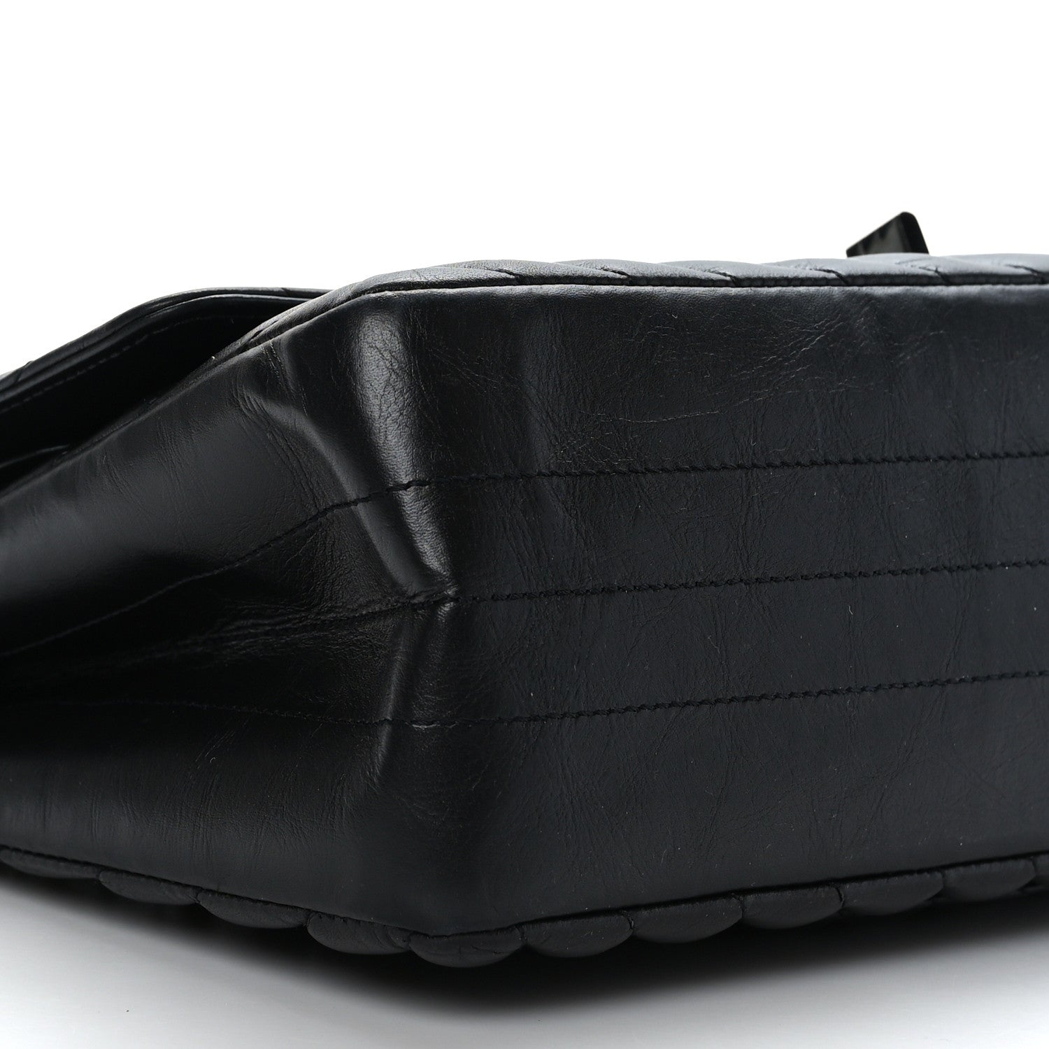 Chanel Aged Calfskin Chevron Quilted 2.55 Reissue 226 So Black 8 of 9
