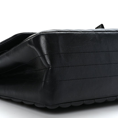 Chanel Aged Calfskin Chevron Quilted 2.55 Reissue 226 So Black 8 of 9