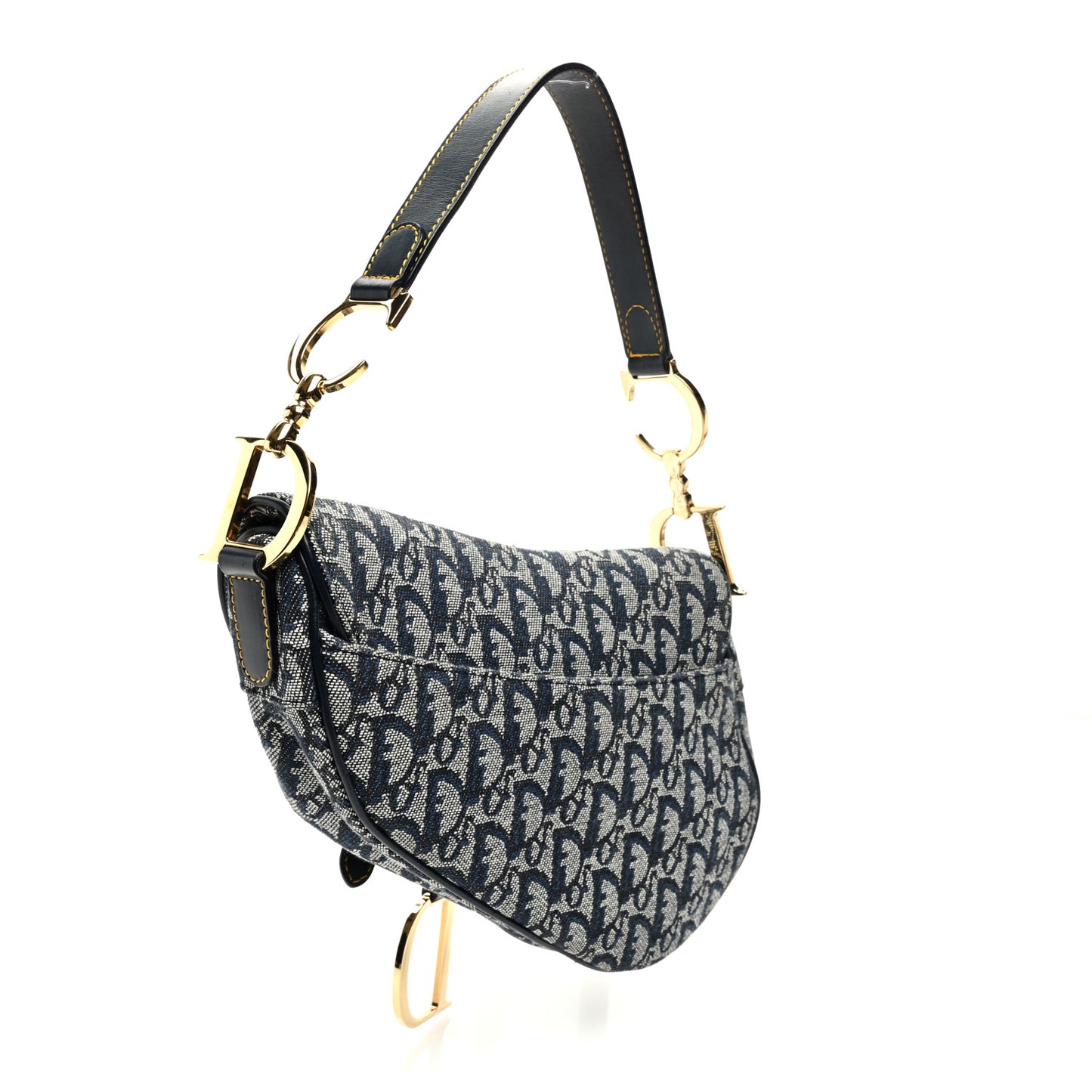 Monogram Saddle Bag Blue