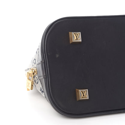 Louis Vuitton Mini Monogram Alma Long Blue 7 of 13