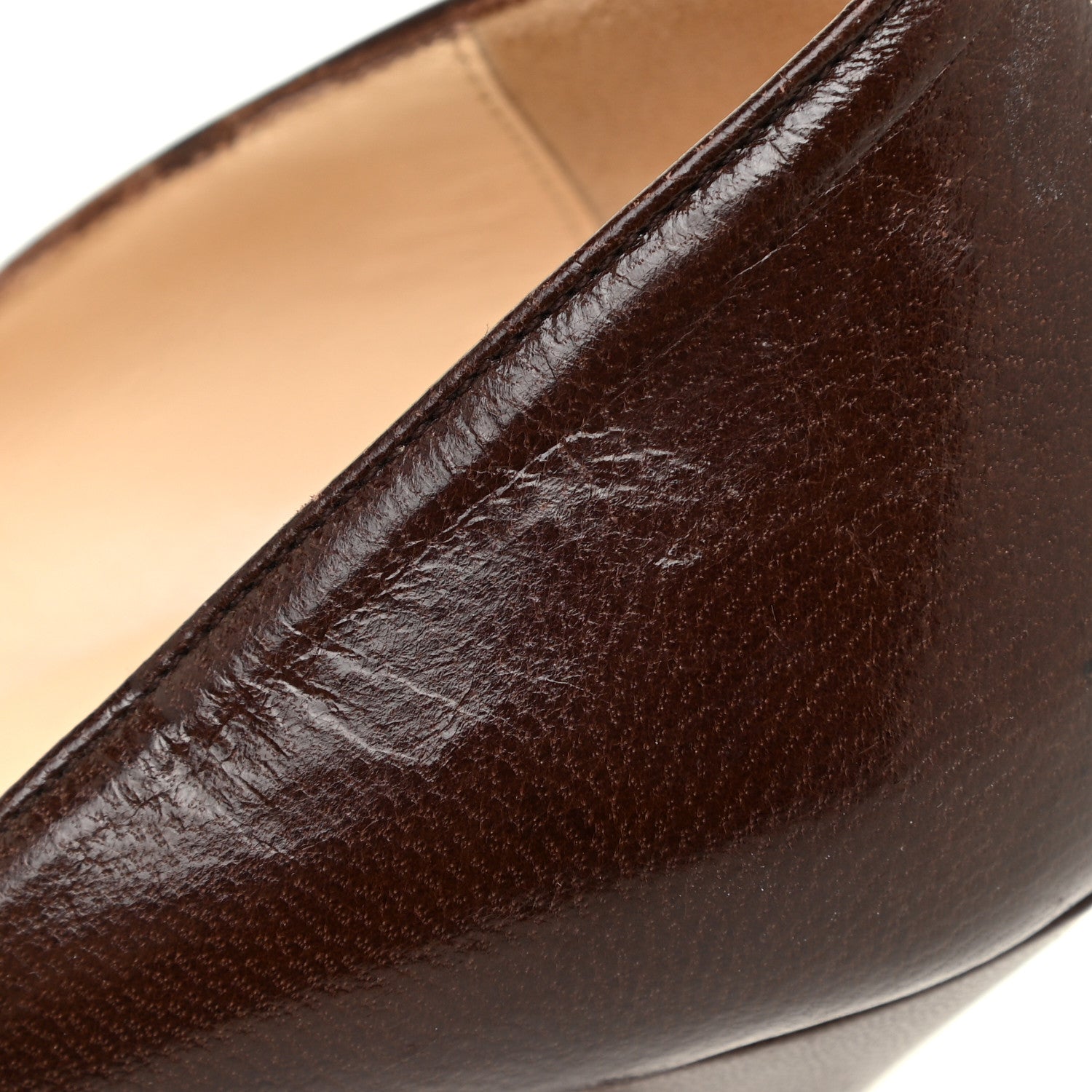 Christian Louboutin Nappa Clare 80 Pumps 35.5 Brown 12 of 16