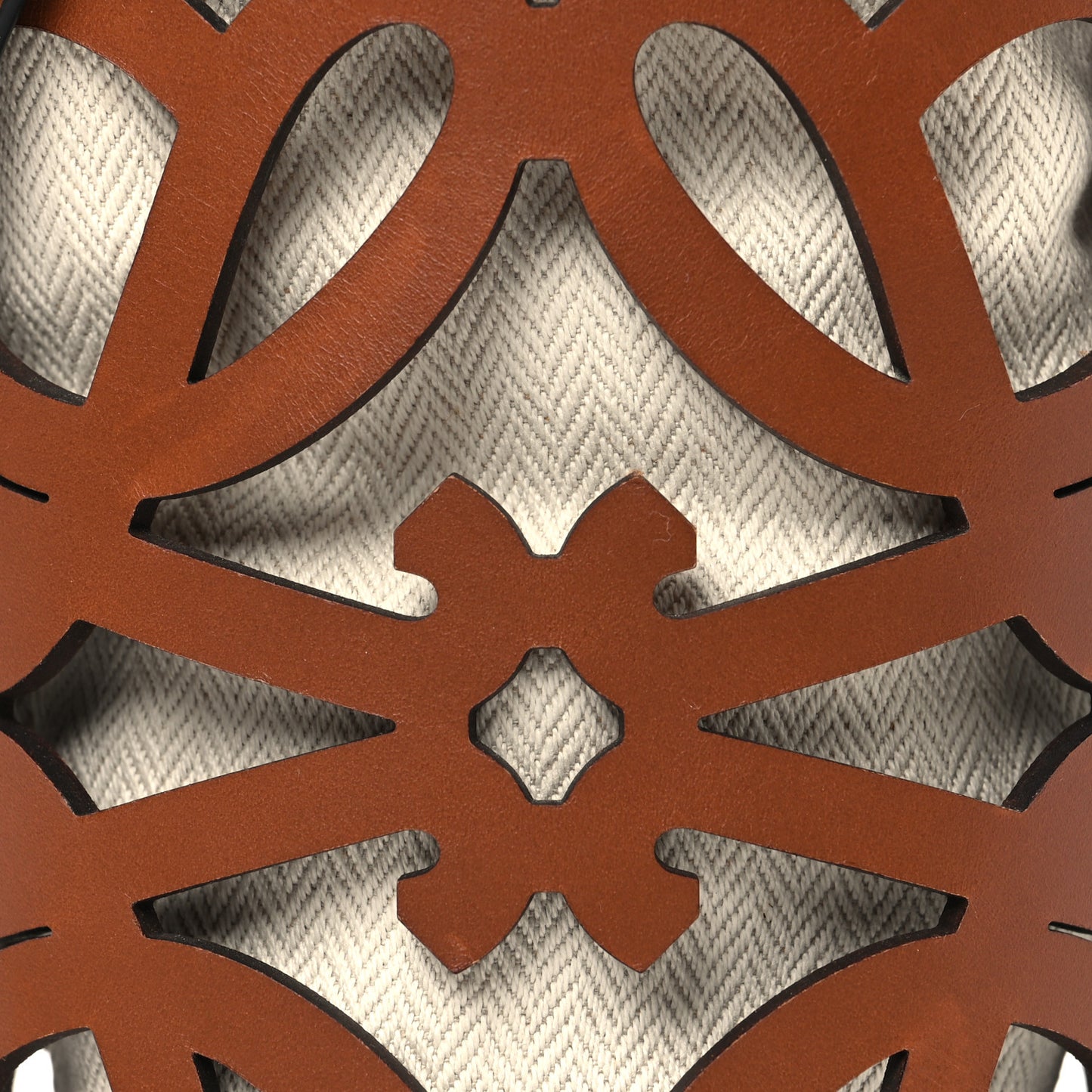 x Paula's Ibiza Cutout Anagram Pocket Crossbody Bag Tan
