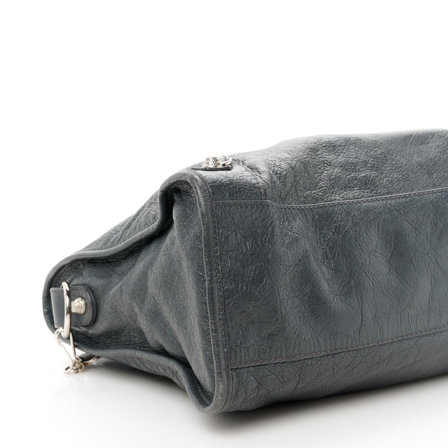 Agneau Giant 12 Silver Hardware City Gris Chartreux