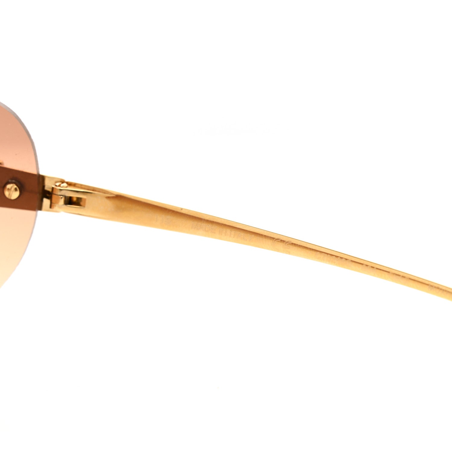 Cartier Panthere De Cartier Sunglasses CT0266S Gold 6 of 6