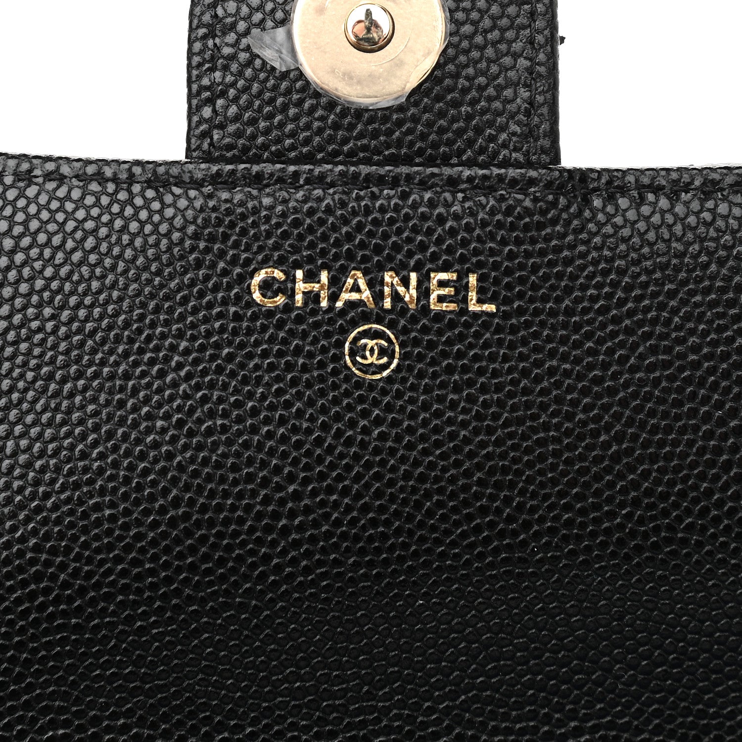 Chanel Caviar Fabric Quilted Foldable Tote With Chain Black Multicolor 9 of 15