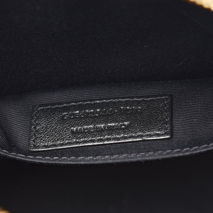 Saint Laurent Calfskin Matelasse Monogram Lou Camera Bag Dark Latte 7 of 10