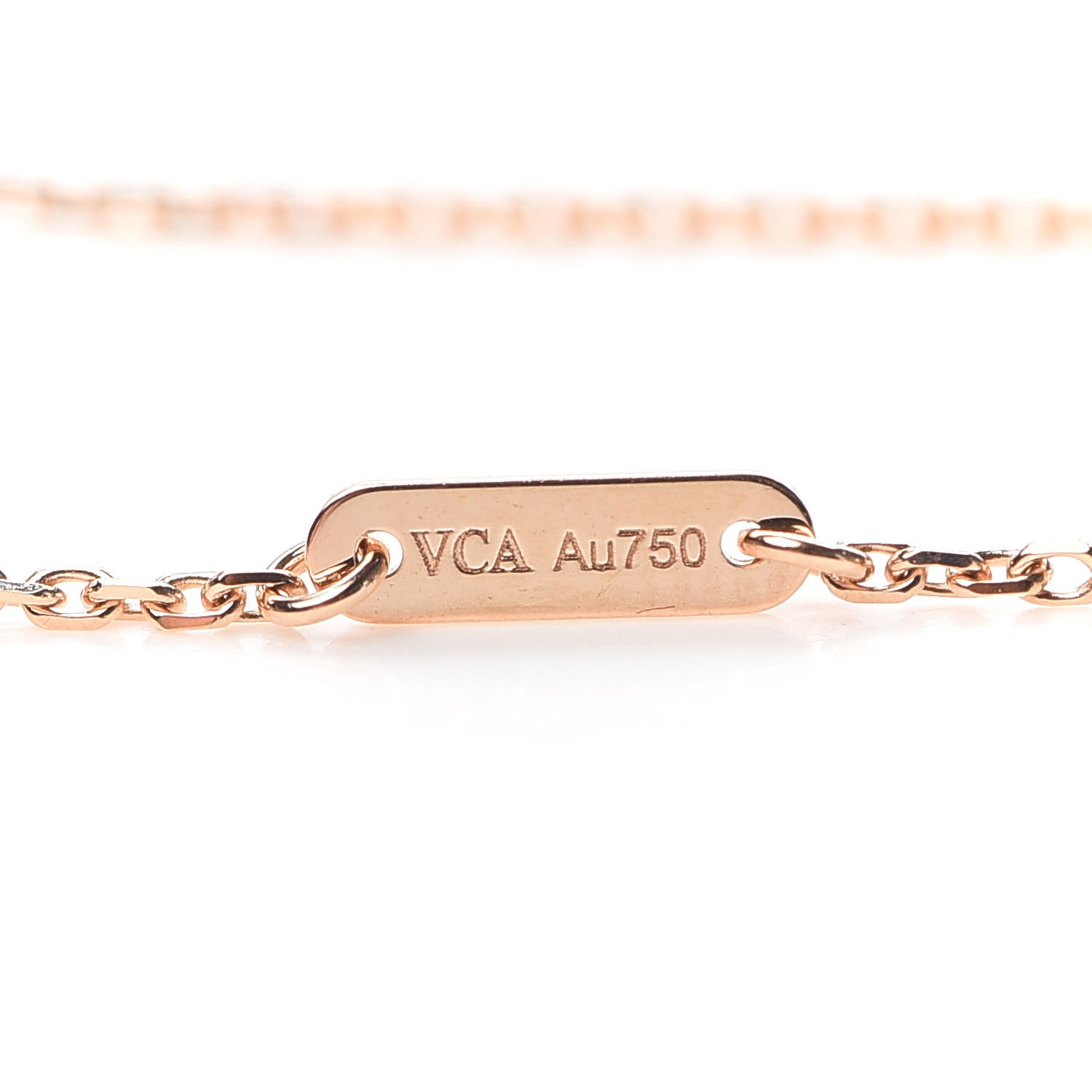 Van Cleef & Arpels 18K Rose Gold Carnelian Sweet Alhambra Bracelet 5 of 7