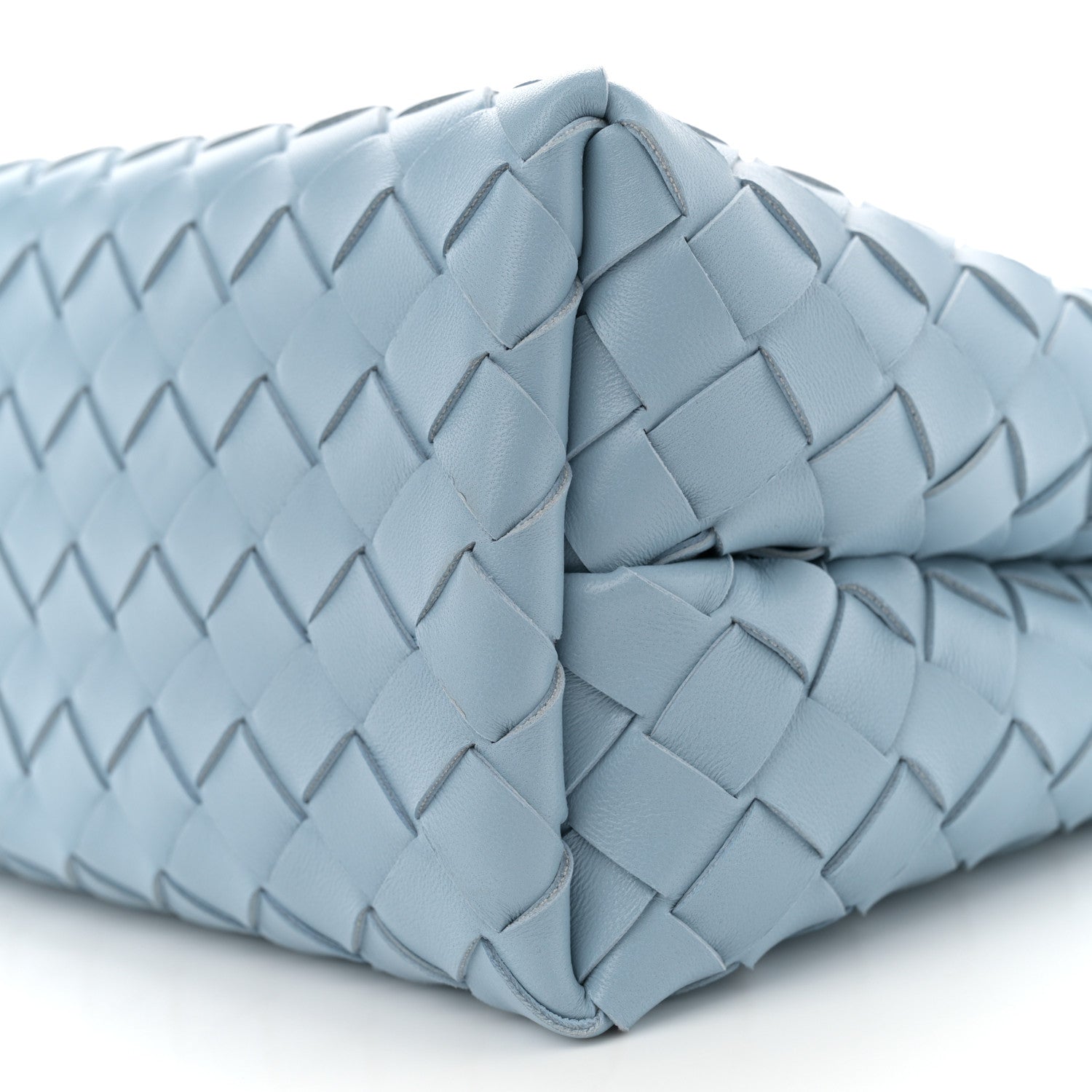 Bottega Veneta Nappa Intrecciato Small Andiamo Shoulder Bag Ice 9 of 9