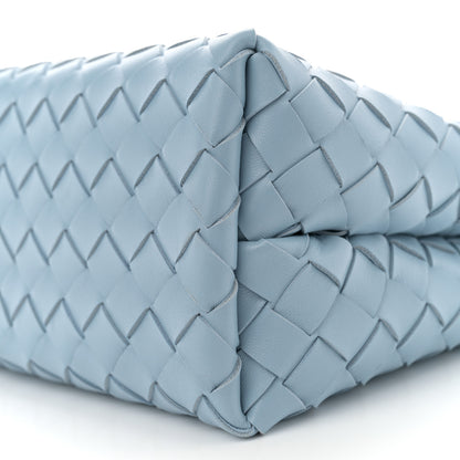 Bottega Veneta Nappa Intrecciato Small Andiamo Shoulder Bag Ice 9 of 9