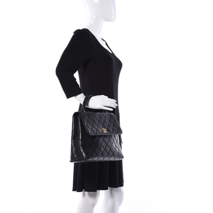 Chanel Caviar Quilted Jumbo Kelly Flap Black 2 of 8