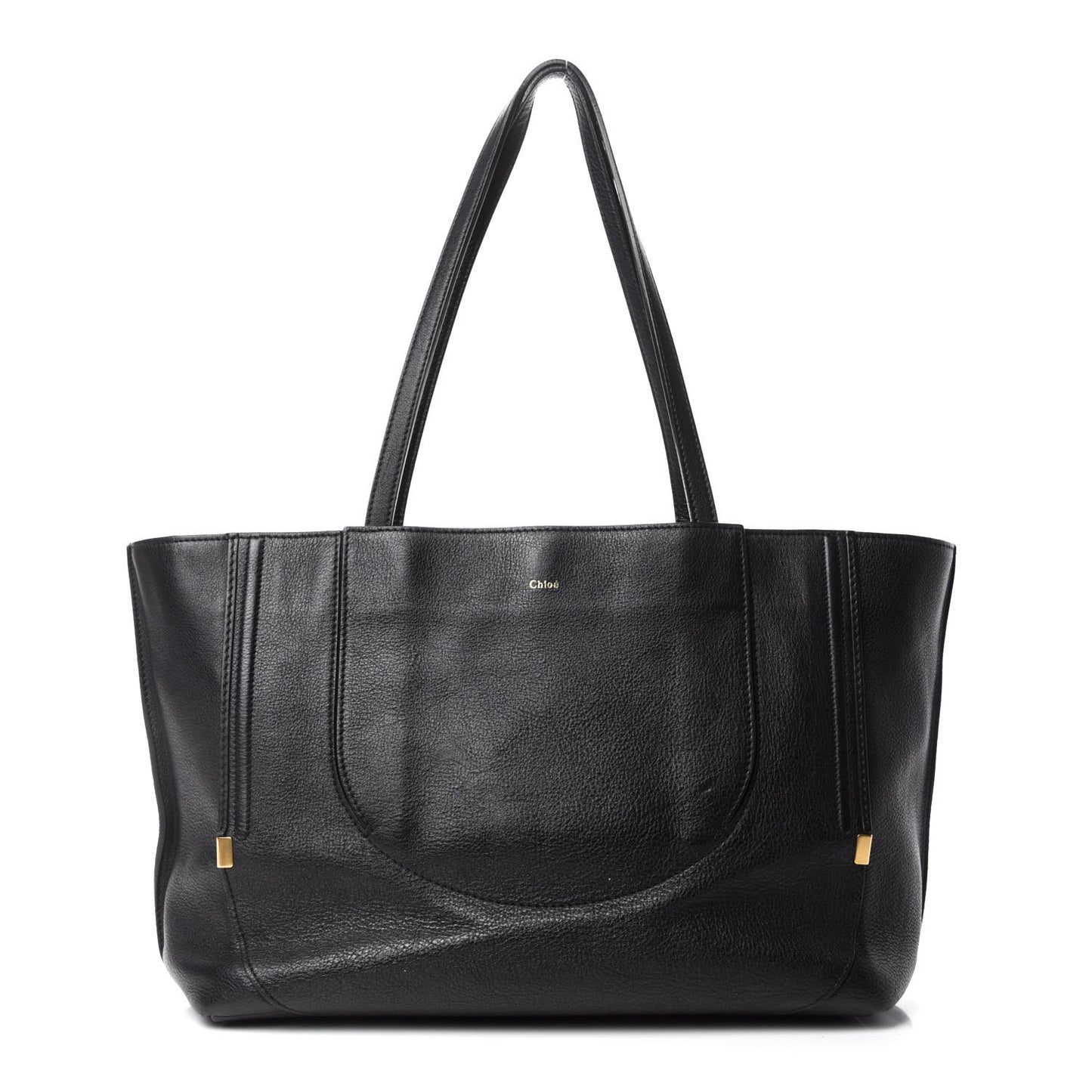 Calfskin Isa Tote Black