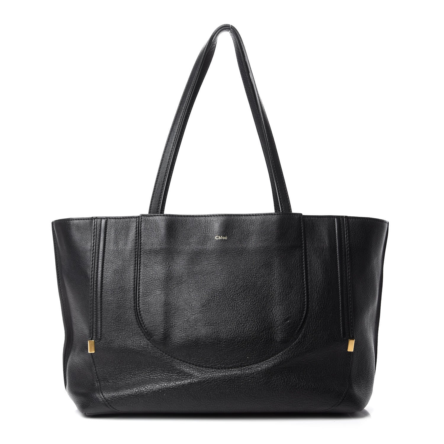 Chloe Calfskin Isa Tote Black 1 of 11