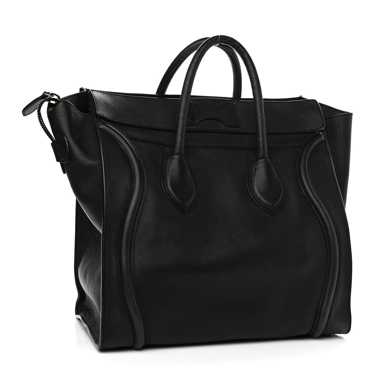 Smooth Calfskin Mini Luggage Black
