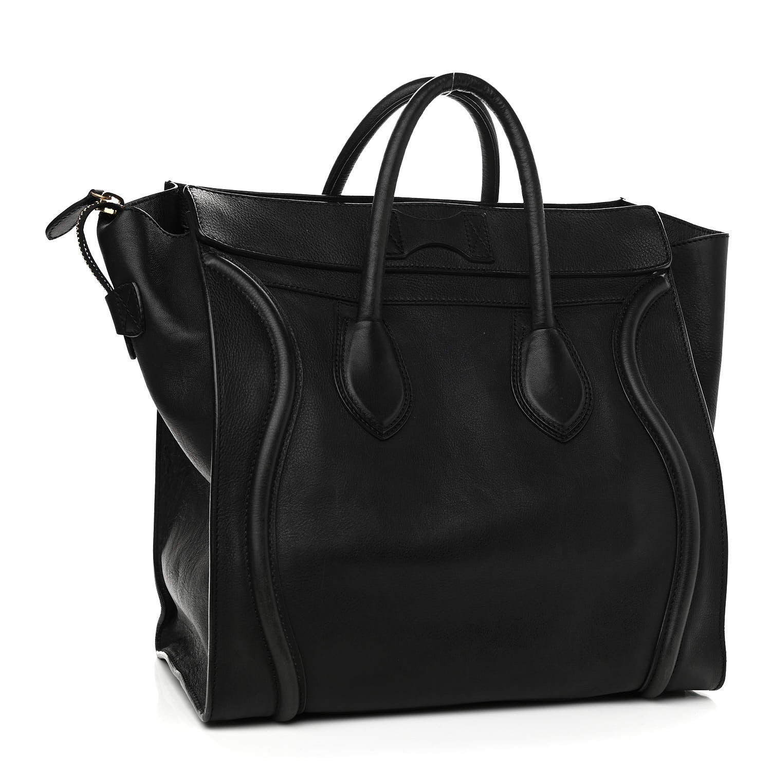 Celine Smooth Calfskin Mini Luggage Black 3 of 9