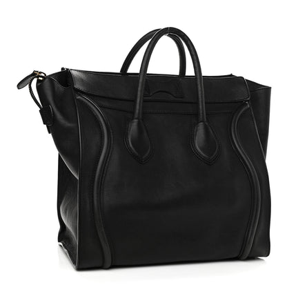 Celine Smooth Calfskin Mini Luggage Black 3 of 9