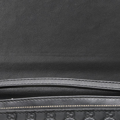 Gucci Microguccissima Crossbody Wallet Black 10 of 10