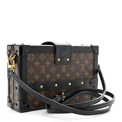 Louis Vuitton Monogram Petite Malle Black 3 of 11
