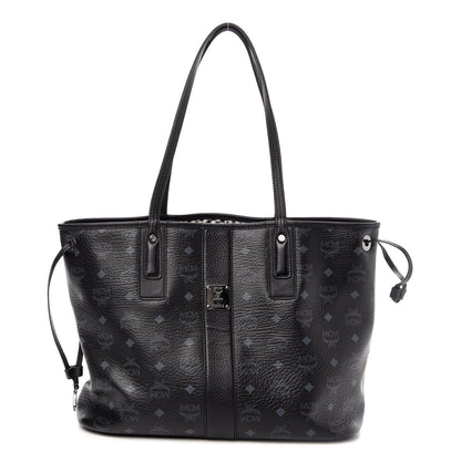 MCM Visetos Medium Liz Reversible Shopper Tote Black 1 of 14