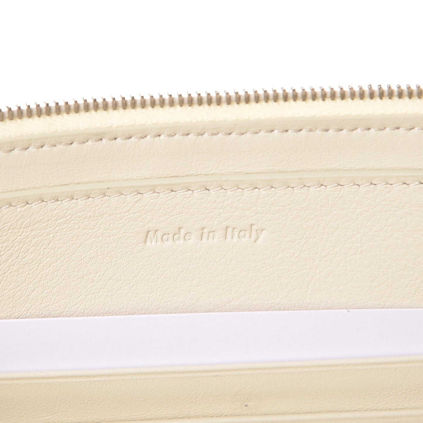 Lambskin Bi-Color Solo Clutch Pouch White Magenta