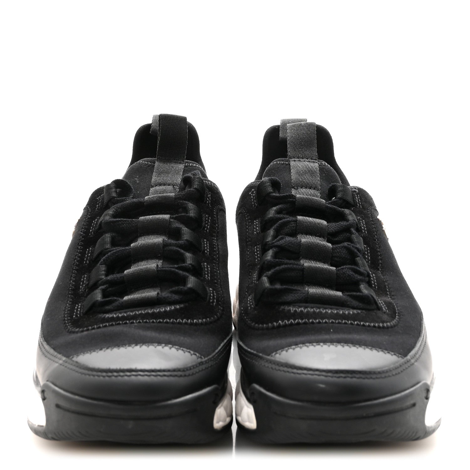 Chanel Velvet Calfskin Mixed Fibers CC Sneakers 39 Black 39 Black 3 of 10