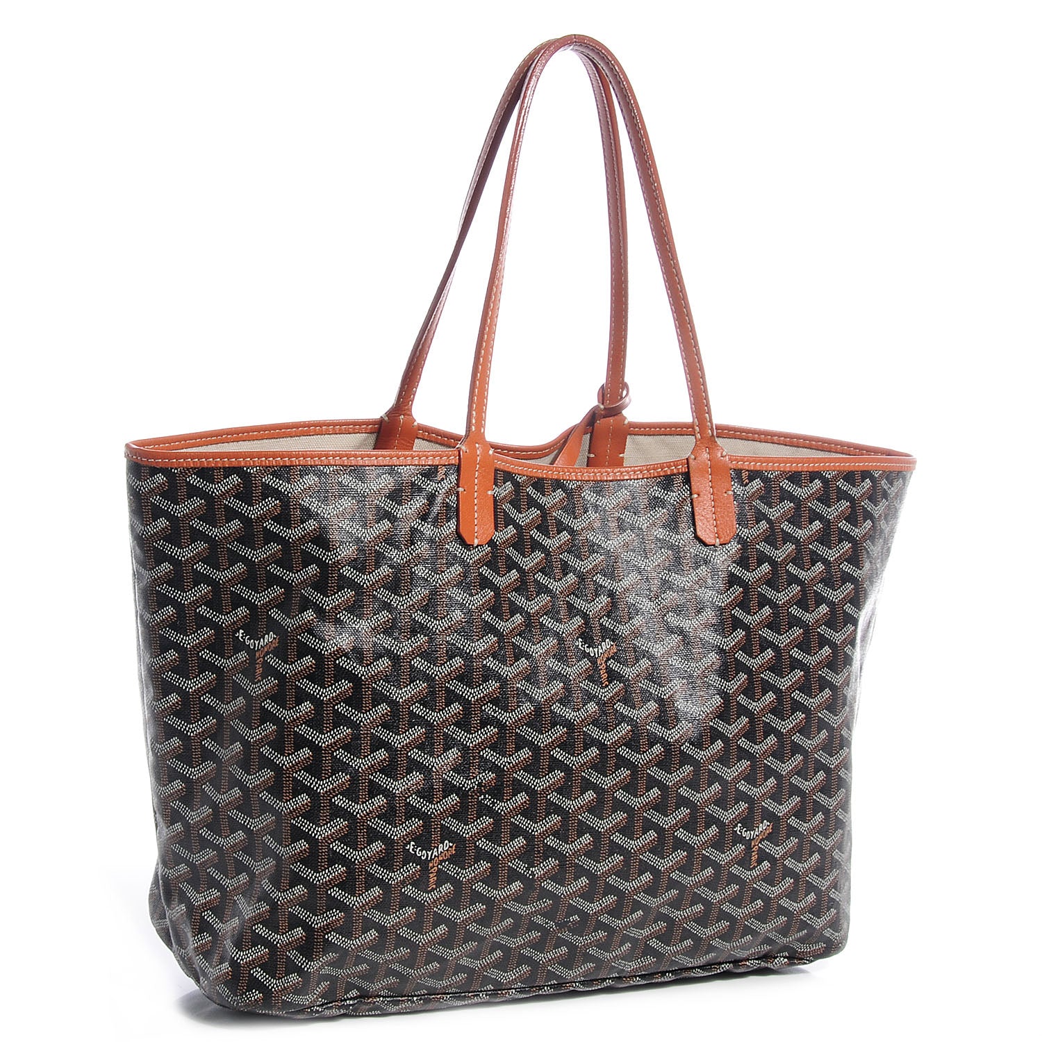Goyard Goyardine Saint Louis PM Black Gold 3 of 9