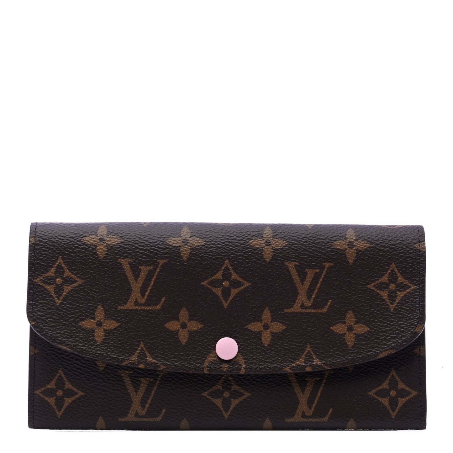 Monogram Emilie Wallet Rose Ballerine