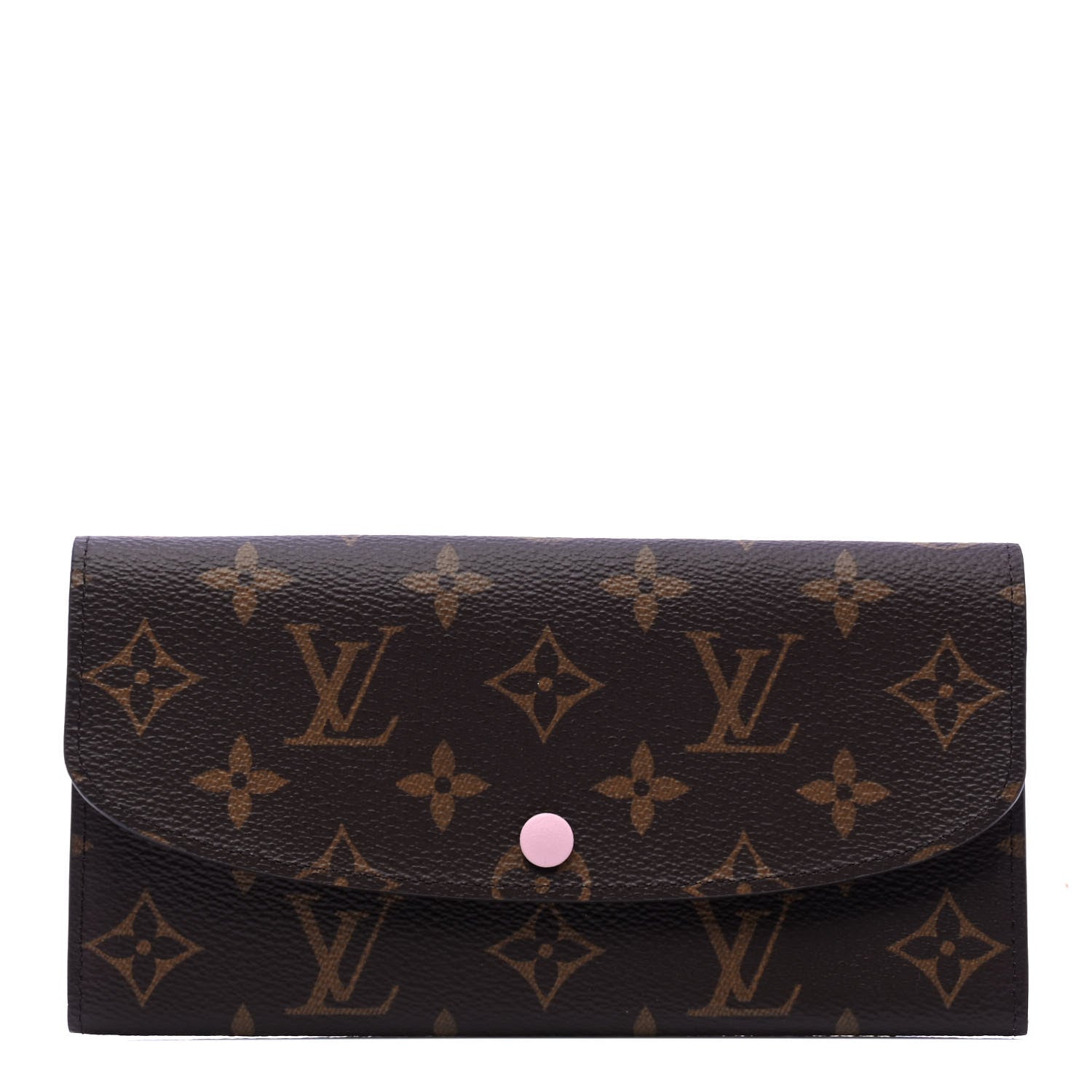 Louis Vuitton Monogram Emilie Wallet Rose Ballerine 1 of 4