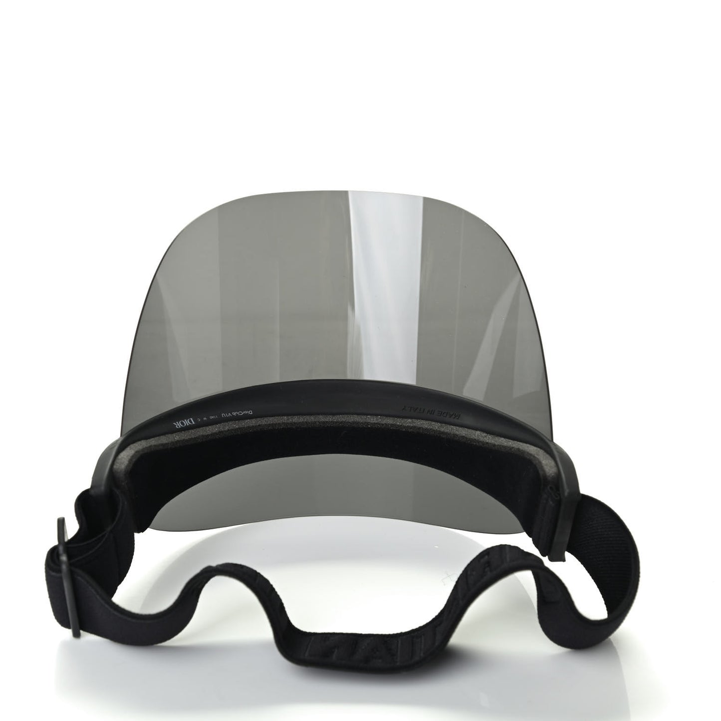 Mirrored DiorClubV1U Sun Visor Black