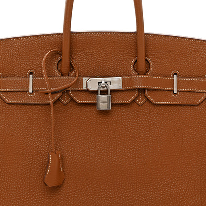 Hermes Fjord Birkin 35 Gold 8 of 19