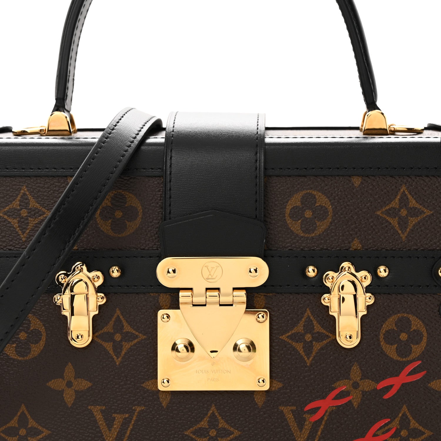Louis Vuitton Monogram Petite Malle V Black 7 of 10