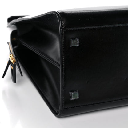 Saint Laurent Shiny Calfskin Large Uptown Tote Black 10 of 15