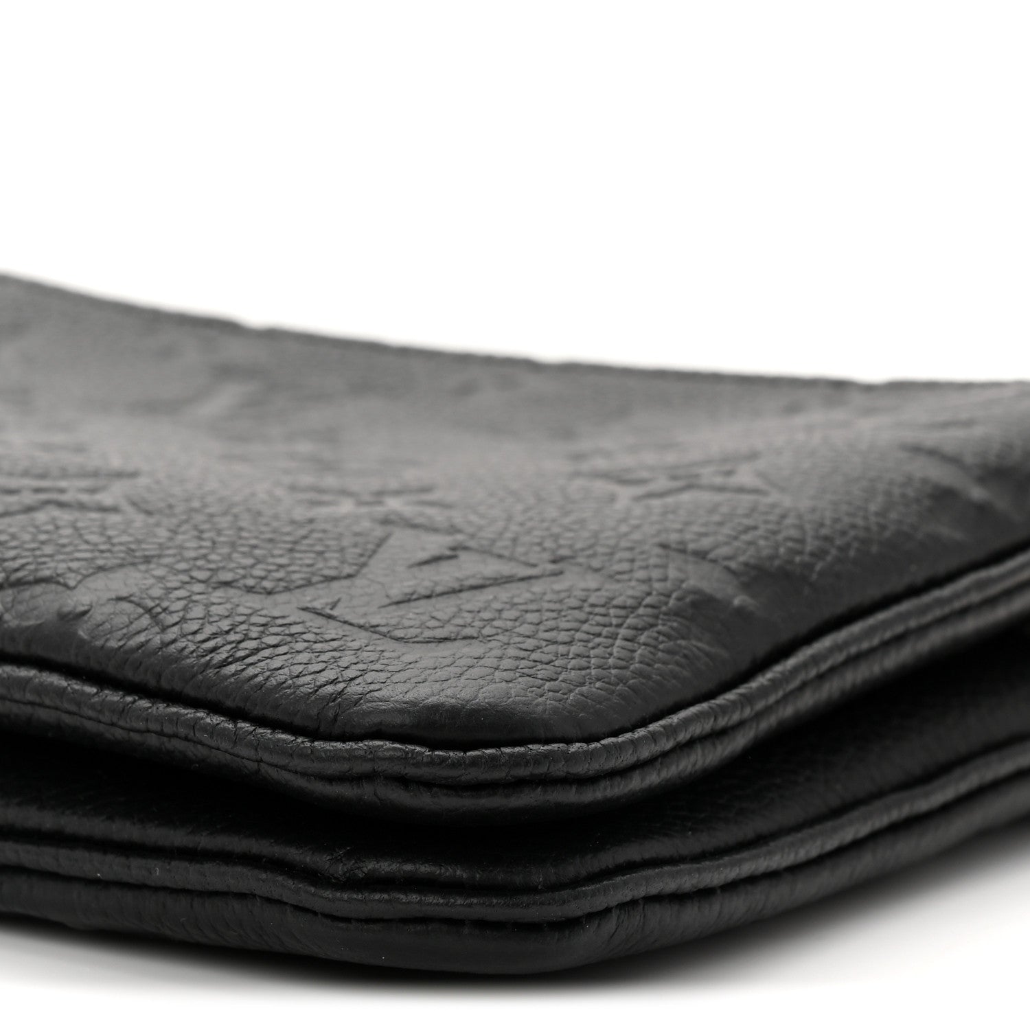 Louis Vuitton Empreinte Double Zip Pochette Black 10 of 11