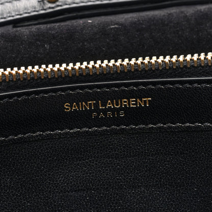 Saint Laurent Metallic Calfskin Monogram Chain Wallet Gold 6 of 9
