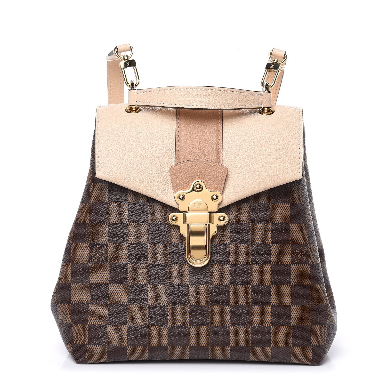 Louis Vuitton Damier Ebene Clapton Backpack Creme 1 of 8