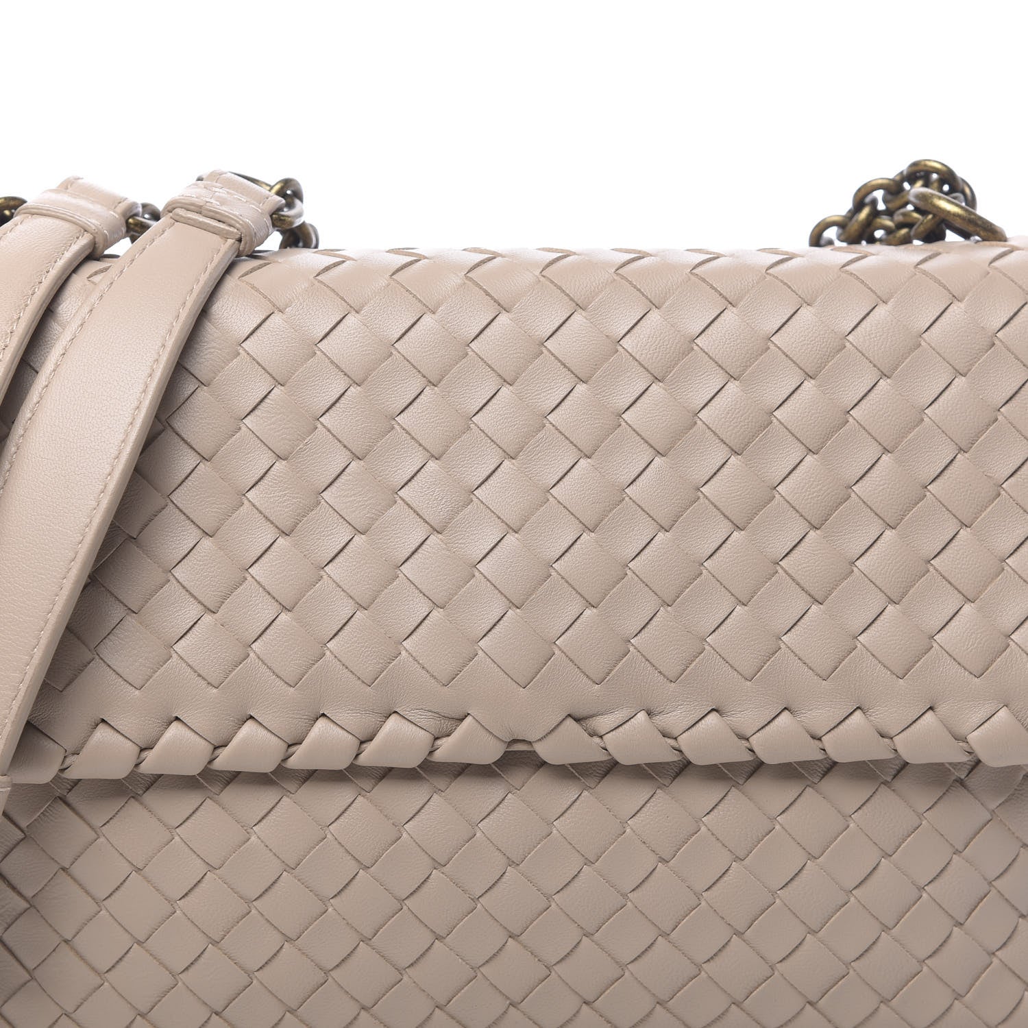 Bottega Veneta Nappa Intrecciato Medium Olimpia Bag Fume 9 of 9