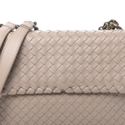 Bottega Veneta Nappa Intrecciato Medium Olimpia Bag Fume 9 of 9