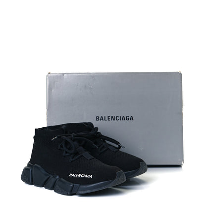 Balenciaga Knit Womens Speed Lace Up Sneakers 36 Black 8 of 8