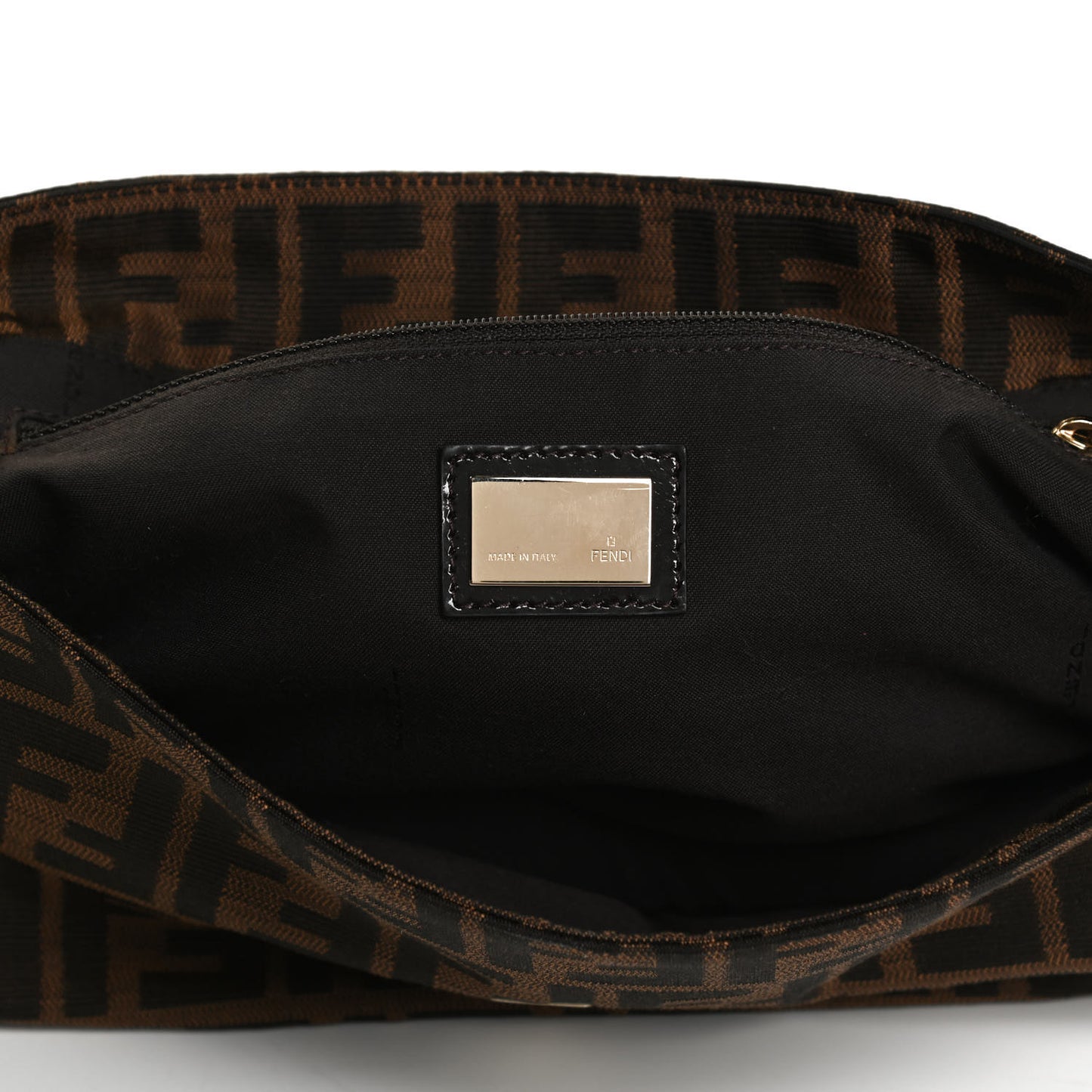 Zucca Patent Mia Shoulder Flap Tobacco