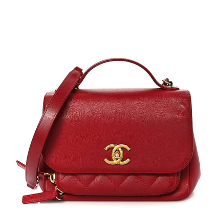 Chanel Caviar Quilted Small Business Affinity Flap Red 1 of 12