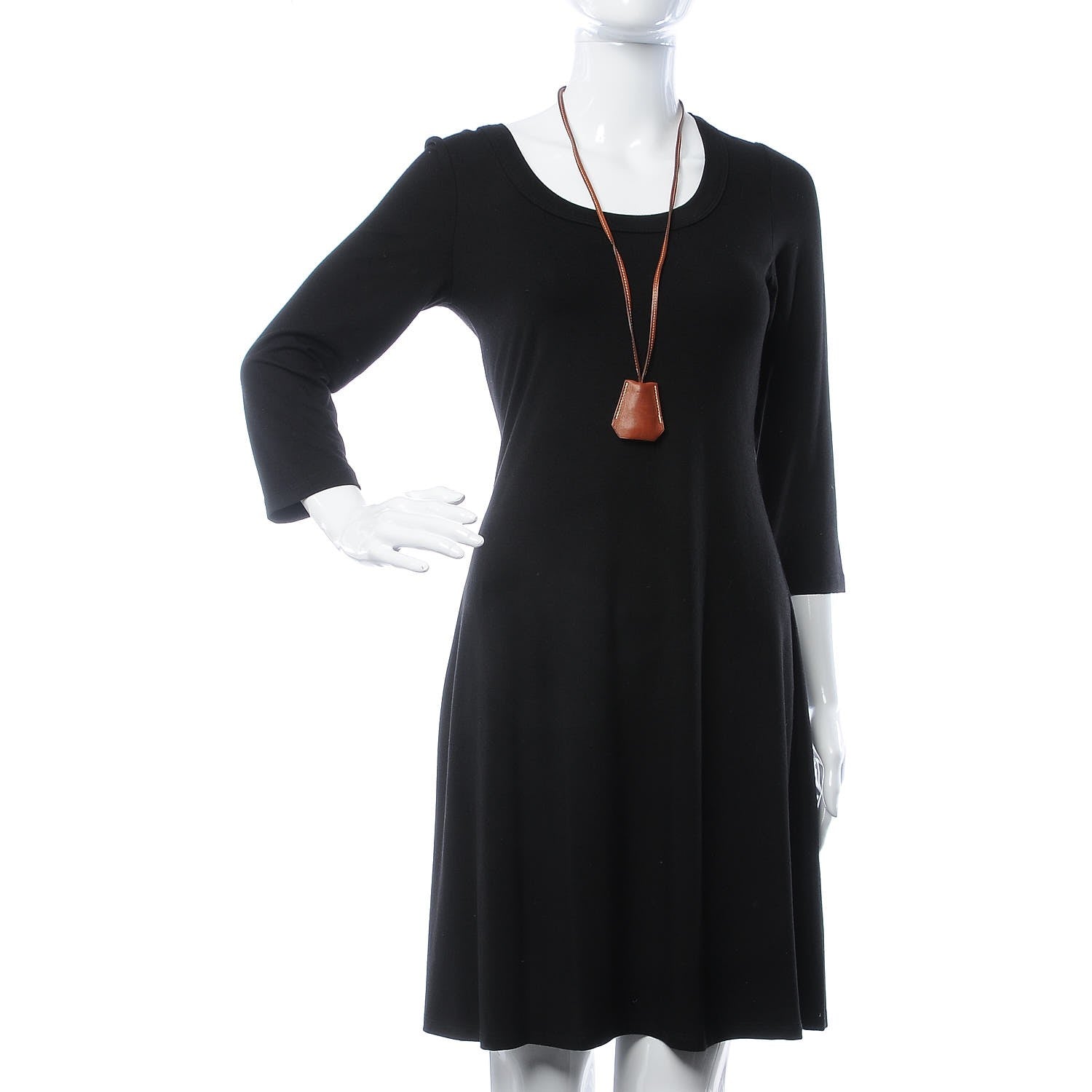 Hermes Natural Barenia Kelly Clochette Necklace Watch Fauve 2 of 5