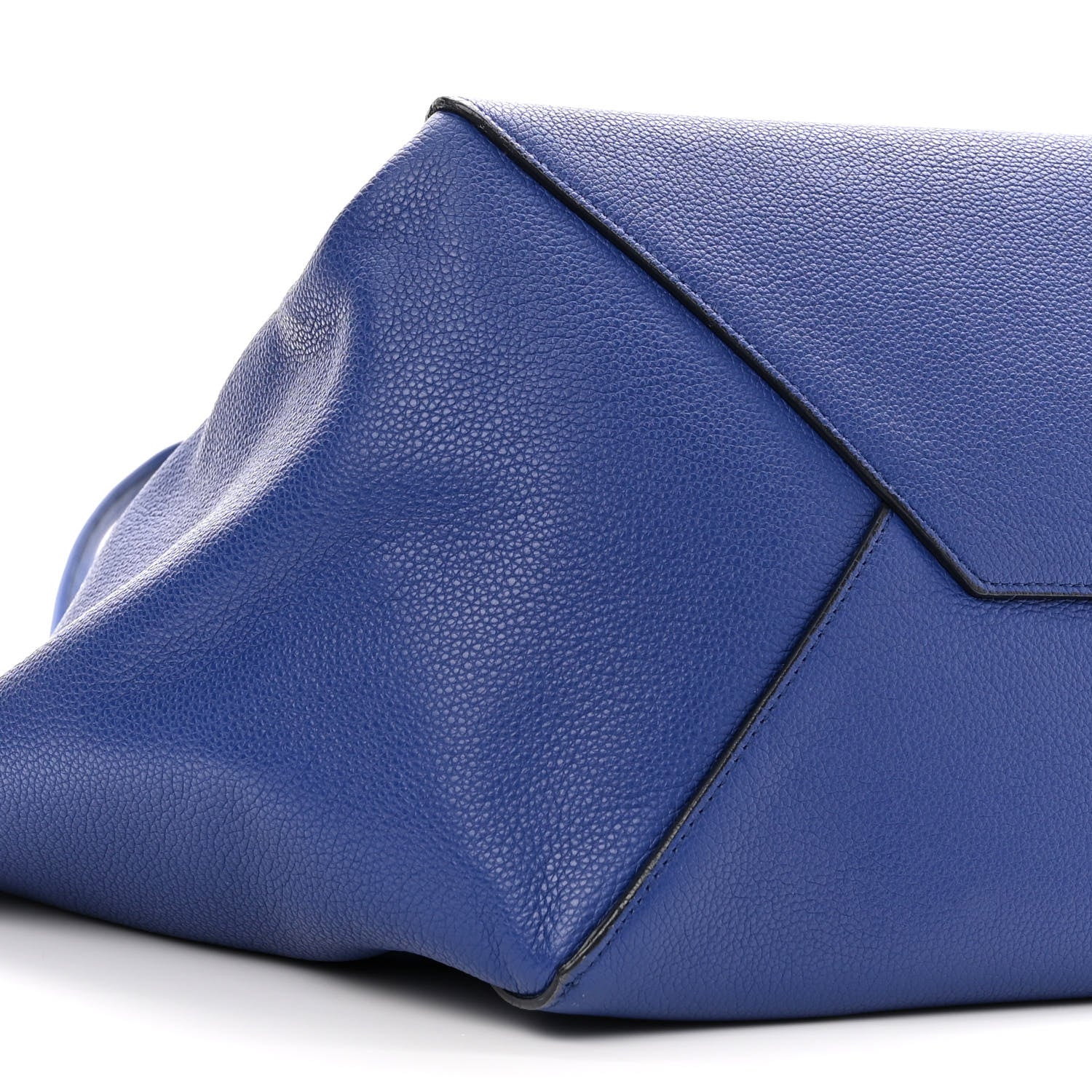 Celine Soft Grained Calfskin Medium Belt Cabas Phantom Indigo 8 of 10