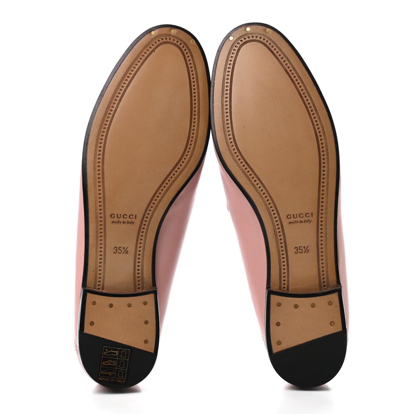Lambskin Womens Brixton Horsebit Loafers 35.5 Perfect Pink