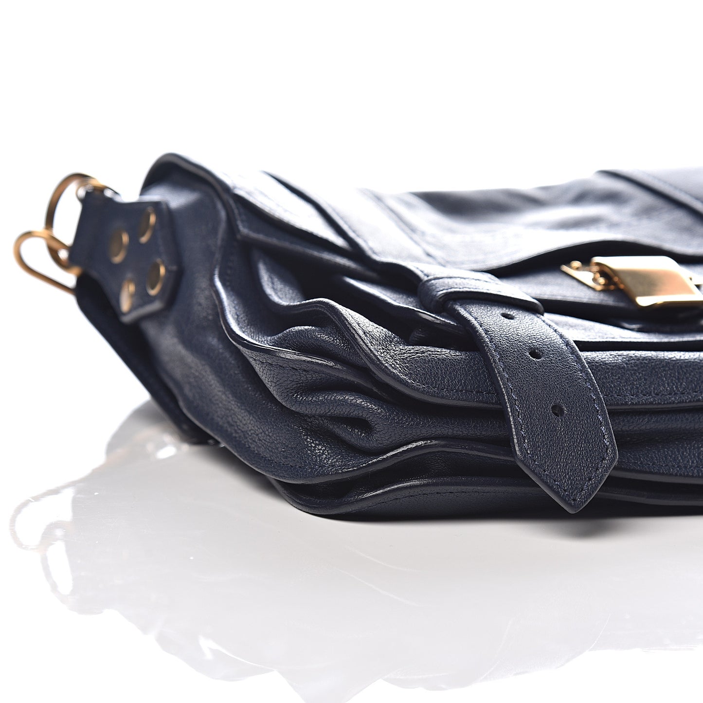 Lambskin PS1 Mini Crossbody Bag Indigo