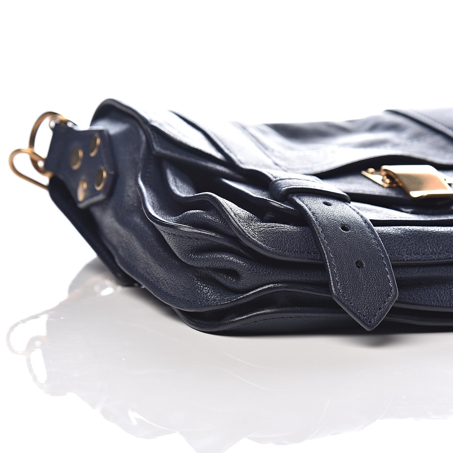 Proenza Schouler Lambskin PS1 Mini Crossbody Bag Indigo 7 of 9