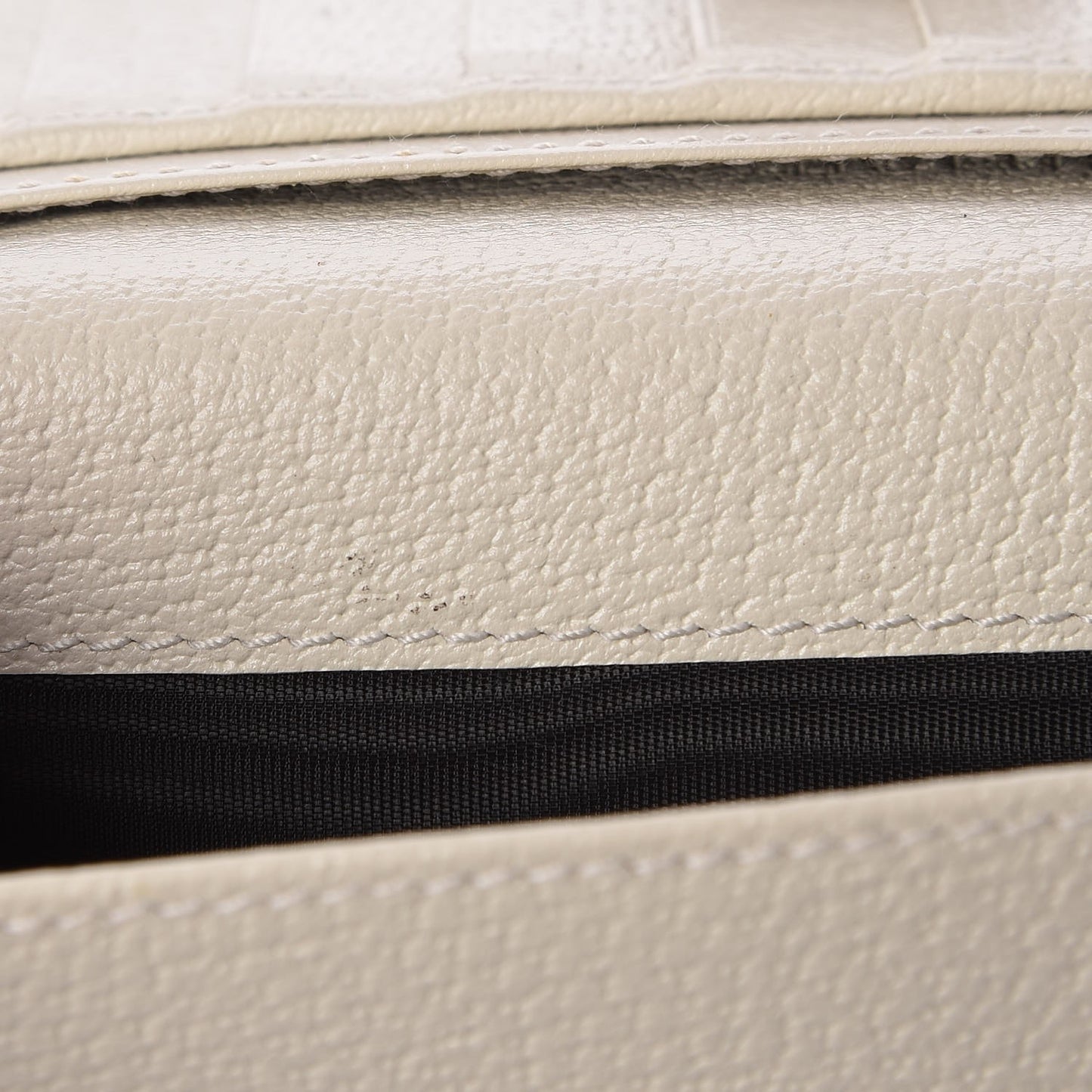 Calfskin Studded Soho Continental Wallet White