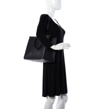 Louis Vuitton Empreinte Monogram Giant Onthego MM Black 2 of 10