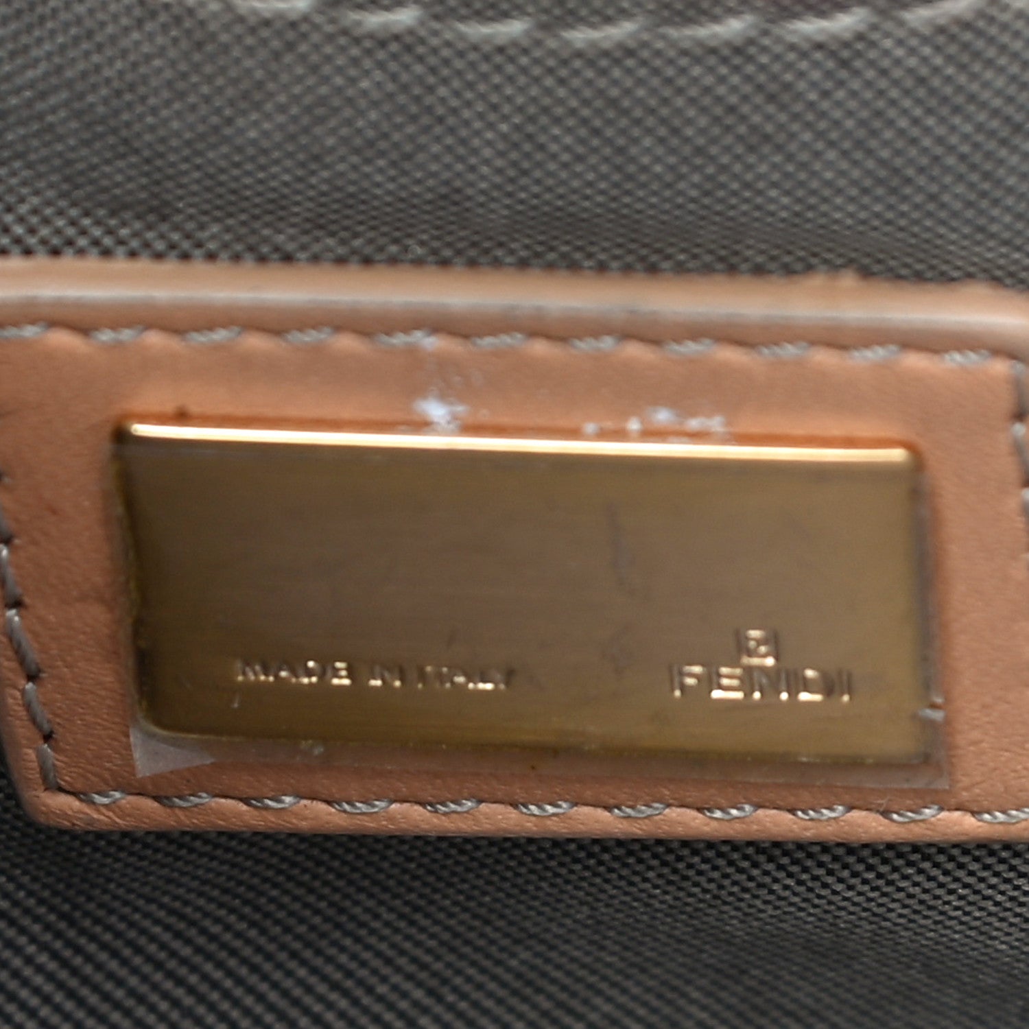 Fendi Zucchino Pochette Beige Naturale 6 of 11