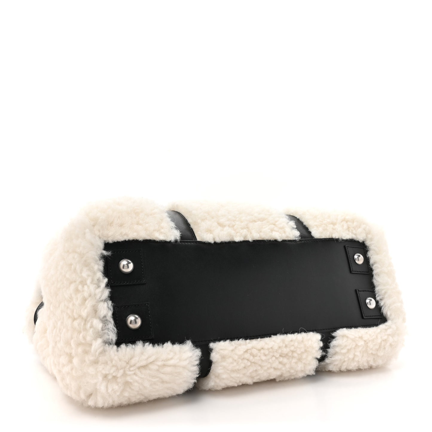 Smooth Calfskin Shearling Bayswater Black