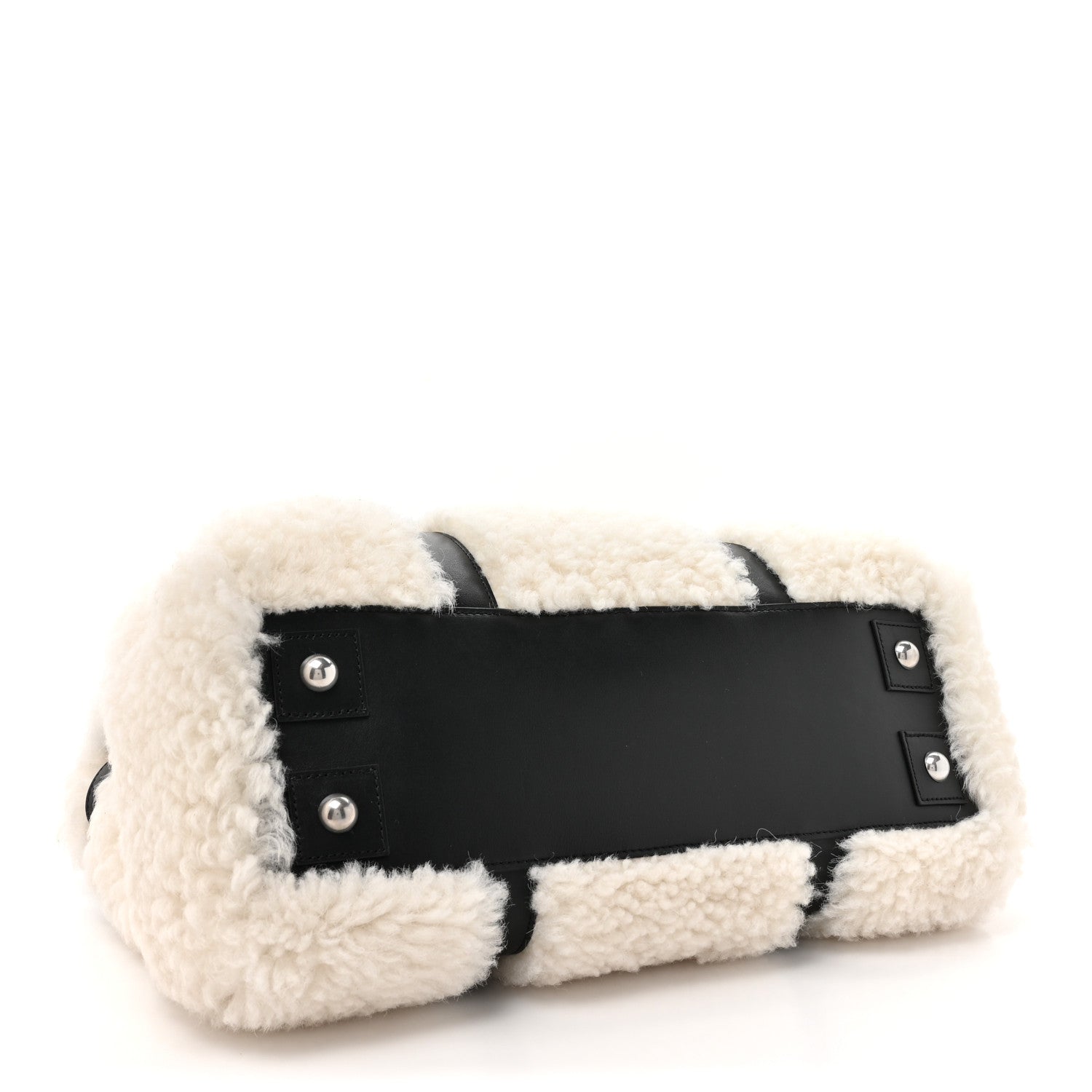 Mulberry Smooth Calfskin Shearling Bayswater Black 4 of 9